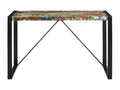 Table de salle à manger en bois massif marron, 120 x 55 x 76 cm