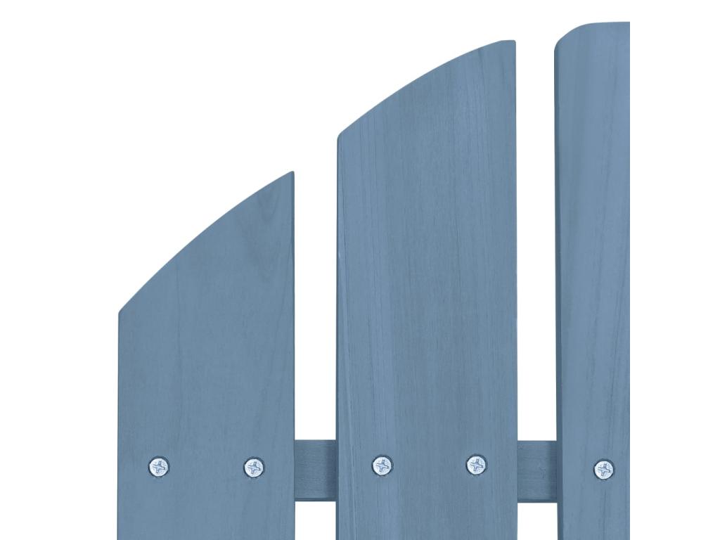 Chaise en bois de pin bleu