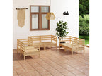 Ensemble de mobilier de jardin en pin brun - dlz1766456805479