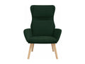Fauteuil d'appoint en velours vert - dlz1766456650324