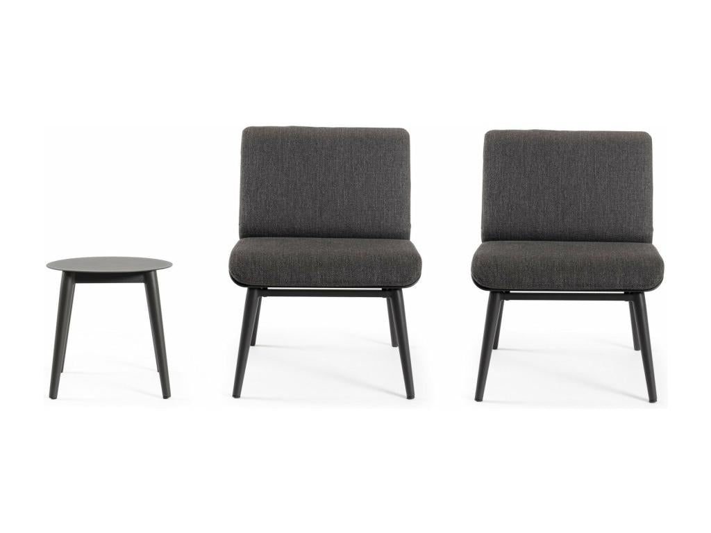 Ensemble de mobilier d'extérieur blanc