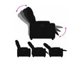 Fauteuil d'appoint en tissu noir