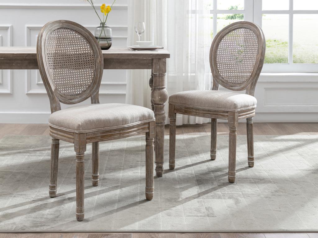 Mobilier d'intérieur en tissu beige - dlz1766456986697