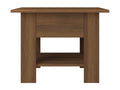 Table basse en chêne brun, 55 x 55 x 42 cm