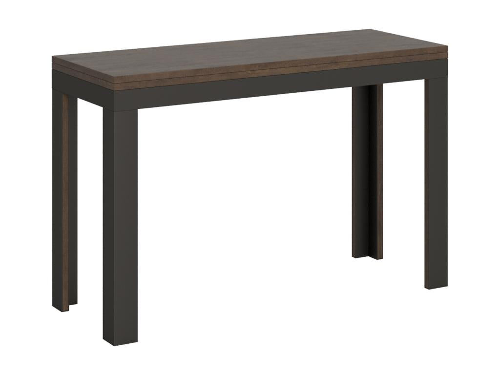 Table marron, 120 x 45 cm