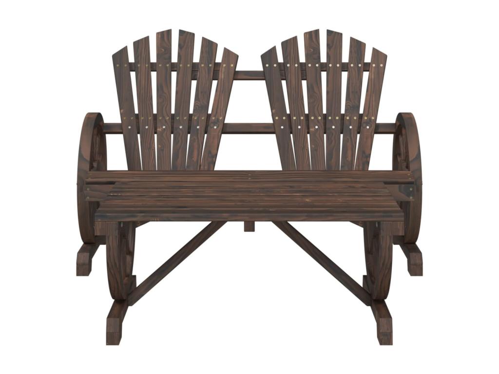 Ensemble de mobilier de jardin en pin brun - dlz1766456628989