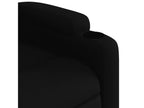 Fauteuil d'appoint en tissu noir
