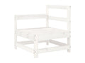 Ensemble de mobilier de jardin en pin blanc - dlz1766457043378