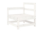 Ensemble de mobilier de jardin en pin blanc - dlz1766457043378