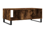 Table basse en bois composite marron, 90 x 50 x 36,5 cm