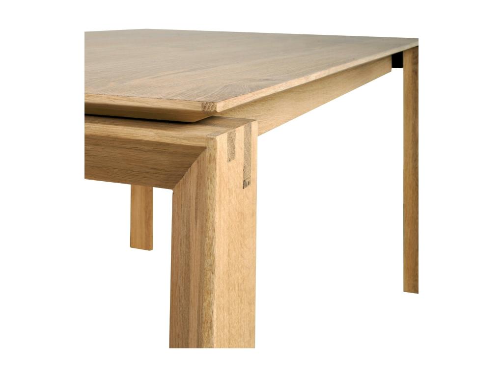 Table de salle à manger en chêne beige