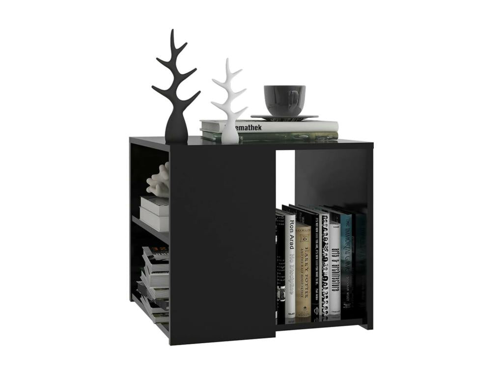 Table d'appoint noire, 50 x 50 x 45 cm