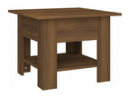 Table basse en chêne brun, 55 x 55 x 42 cm