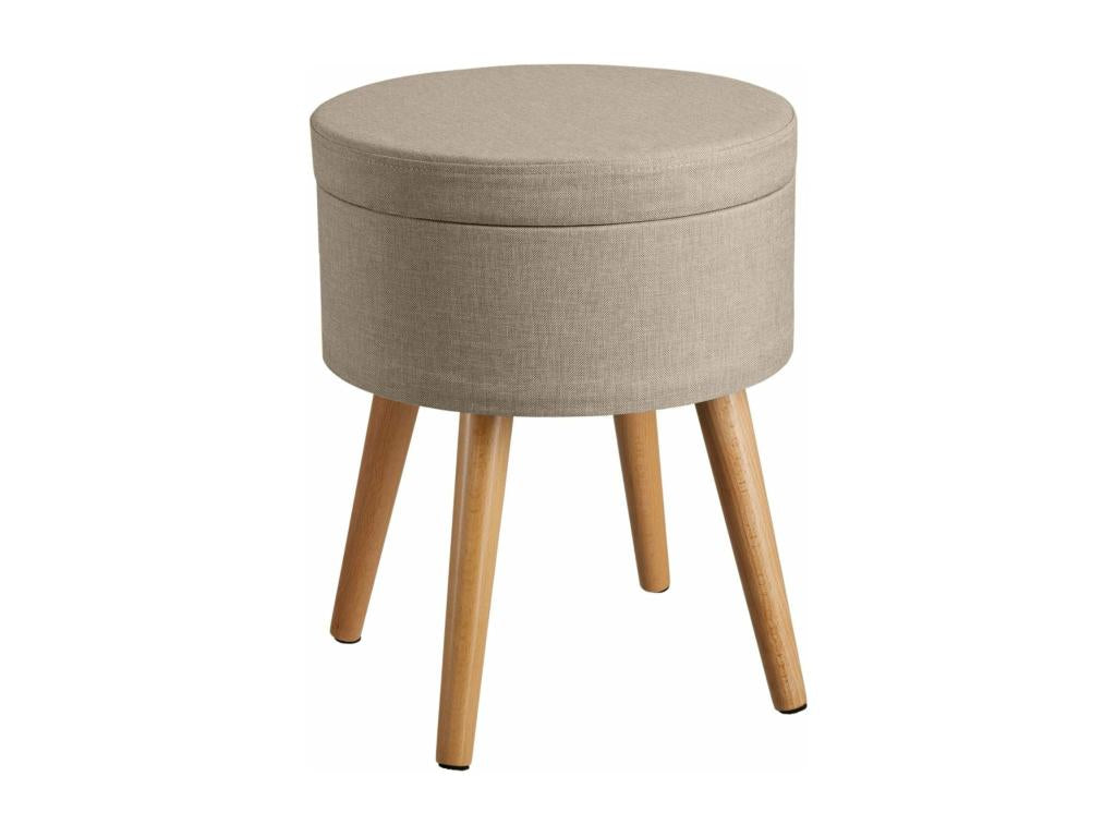 Pouf beige, 35,5 x 35,5 x 45,5 cm