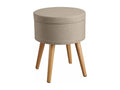 Pouf beige, 35,5 x 35,5 x 45,5 cm