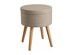 Pouf beige, 35,5 x 35,5 x 45,5 cm