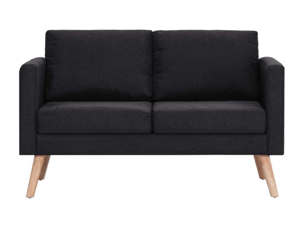 Canapé en tissu noir