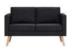 Canapé en tissu noir