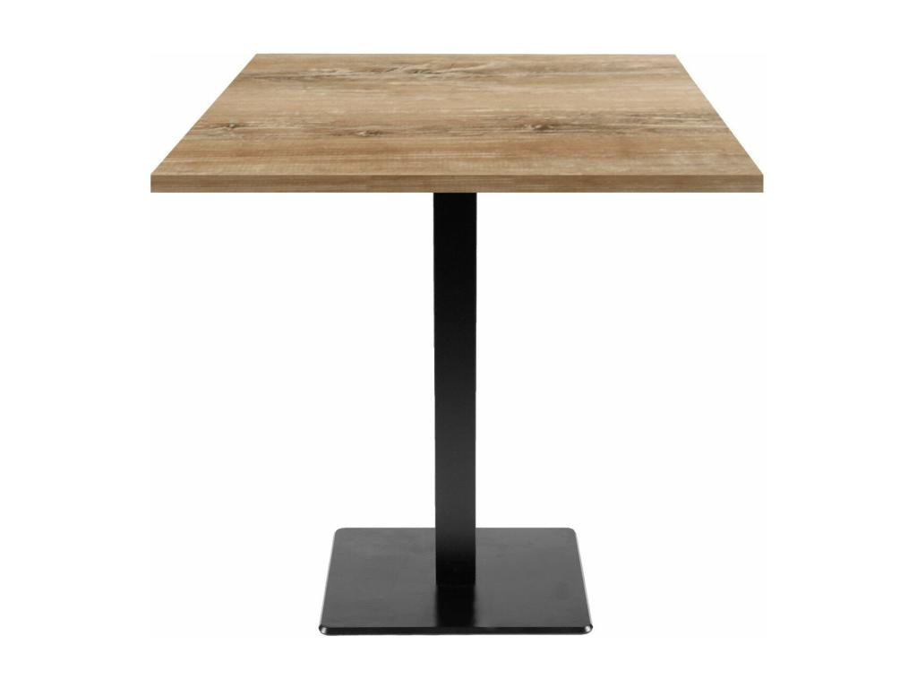 Table en chêne brun, 70 x 70 cm