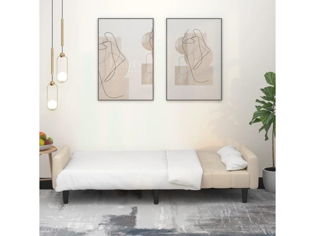 Canapé-lit en velours - dlz1766457100293