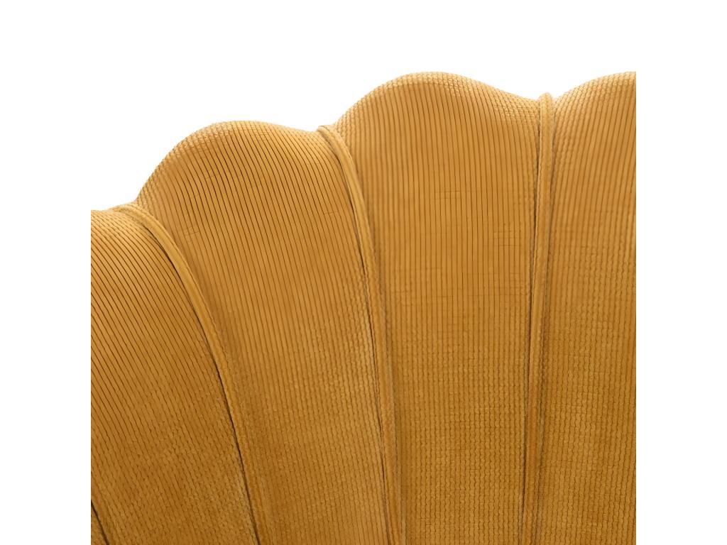 Fauteuil d'appoint jaune