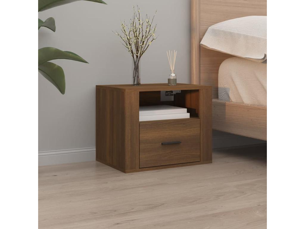 Meuble de maison en chêne brun, 50 x 36 x 40 cm