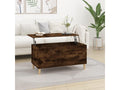 Table basse en bois composite marron, 90 x 44,5 x 45 cm