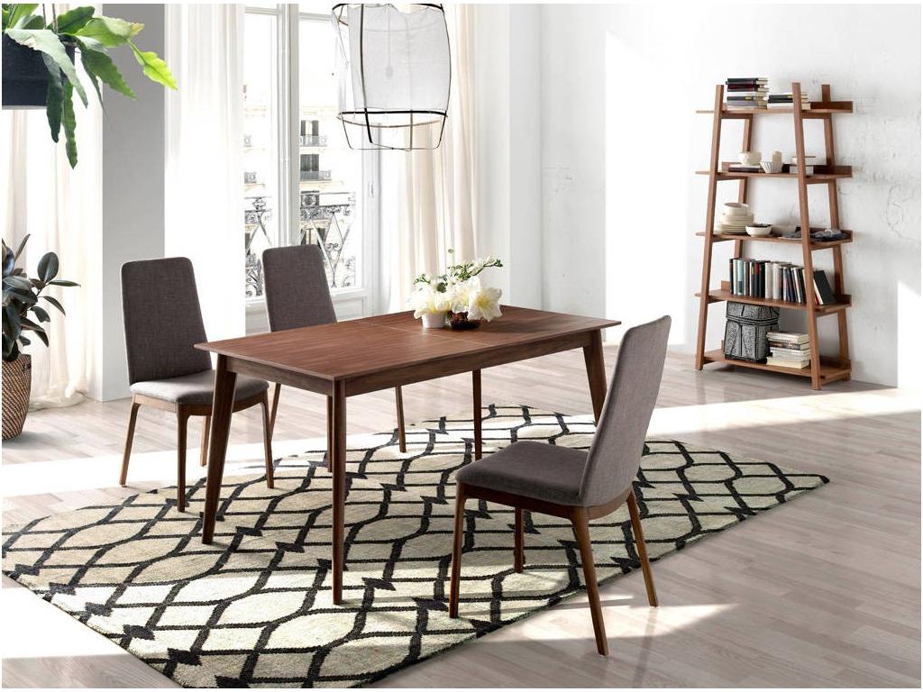 Chaise en tissu gris