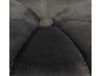 Pouf en velours anthracite