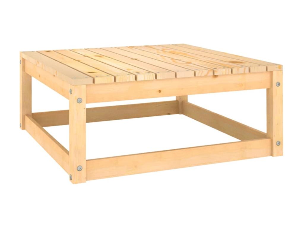 Ensemble de mobilier de jardin en pin naturel - dlz1766456838235