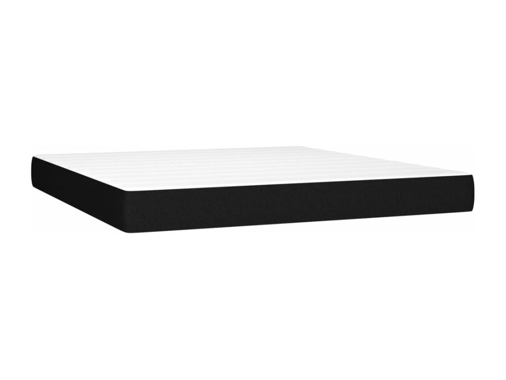 Matelas en tissu noir, 180 x 200 cm - dlz1766456849187